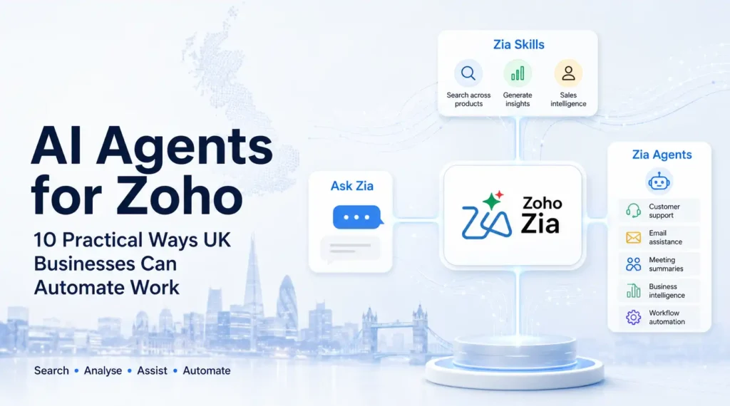 Zia agents for zoho, 10 ways to use with zoho apps